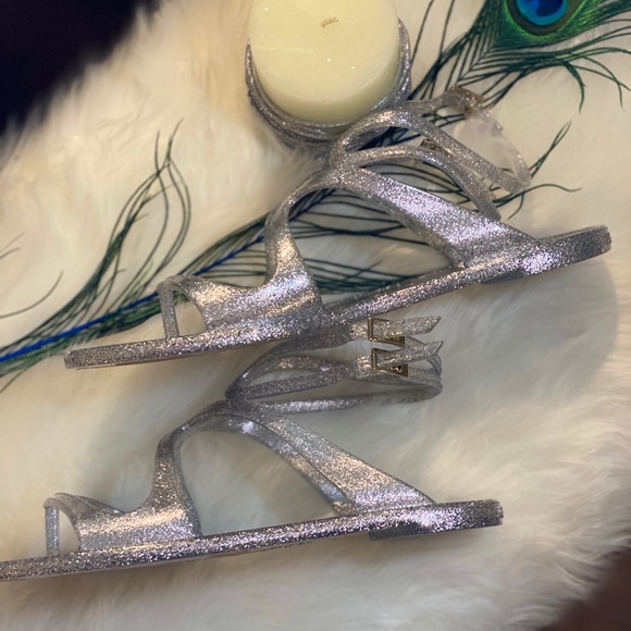 💜NIB💜Jimmy Choo Lance Jelly Glitter Sandal - Picture 9 of 16